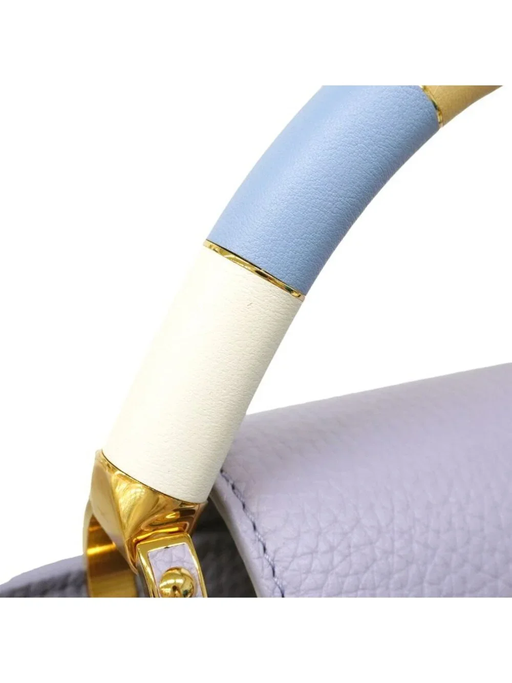 Louis Vuitton Handbag Taurillon Capucines BB Purple 2-Way